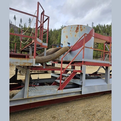 24in Wide x 22ft Long 4-Way Distribution Sluice
