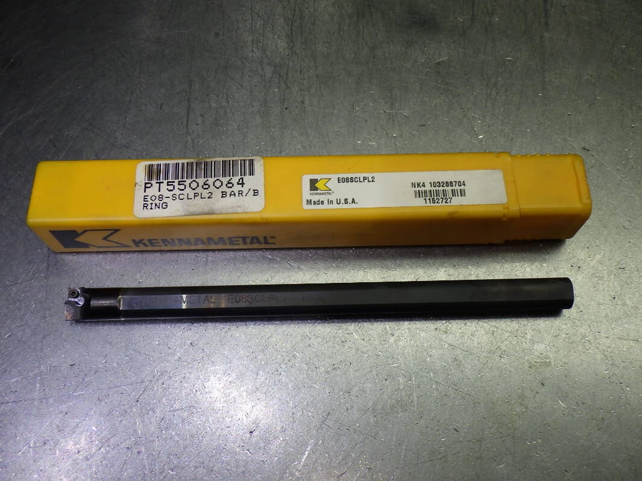 Kennametal Coolant Thru Carbide Boring Bar 1/2" Shank E08SCLPL2 (LOC2757B)