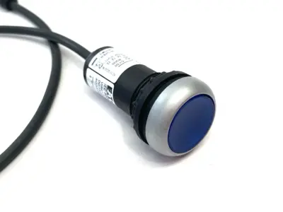 New | in-Stock Eaton Illuminated Pushbutton Blue, Momentary, RQM Compact Relays & Switches Michigan US | Maverick Industrial Sales #1462977