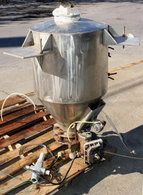 SPC7957  Bin Hopper Silo 5 cu.ft., bulk storage bin, Stainless Steel