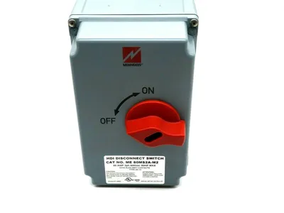 NEW MENNEKES ME80MS2A-M2 DISCONNECT SWITCH 80AMP 3PH 600VAC 50HP ME80MS2AM2