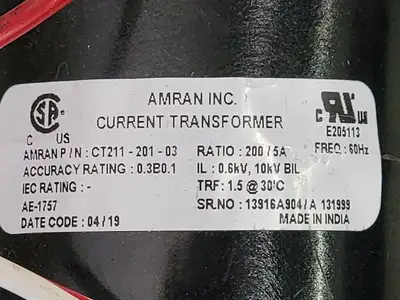 NEW AMRAN INC. CT211-201-03
