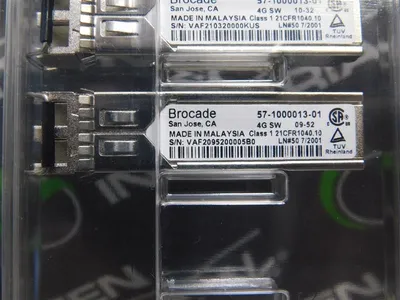 Lot of 12 Brocade 57-1000013-01 Fiber Optic Transceiver Module Used