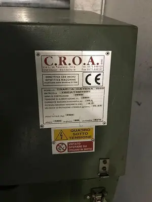 3026-140 CROA Power Draw Bench / Chain Extruder 1500KG Traction Power with Variable Speed Drive