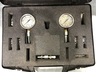 Pressure Gauge Kit w/ Hose & Fittings