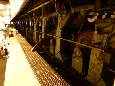 156" (3.92M) TRIM FOURDRINIER PAPER MACHINE 2,200 FPM NEW ALLEN BRADLEY DRIVE SYSTEM IN 2008