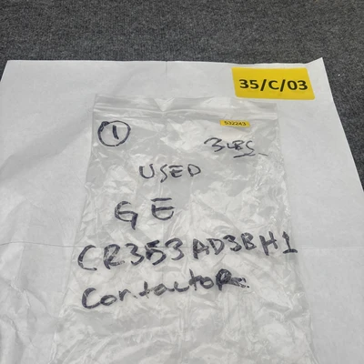 Used GE CR353AD3BH1 Relays & Switches California US | Davliegogo LLC #1725462