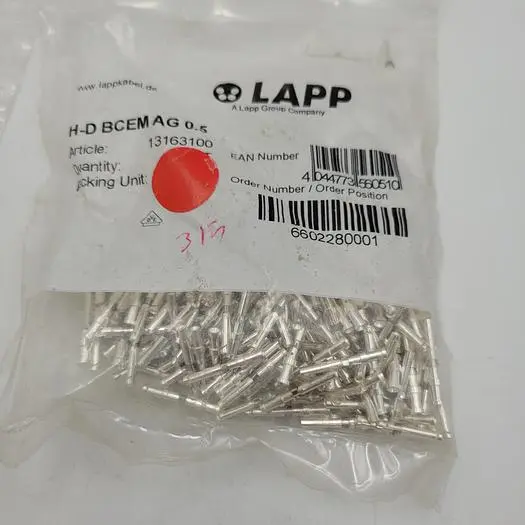 New | in-Stock LAPP LAPP 13162100 H-D SCEM AG 0.5 MALE CONTACT*NEW* PARTIAL BAGS Misc Electrical & Power Parts | ND Industrial Surplus #1221449