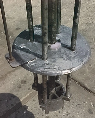 USED IMMERSIBLE HOMOGENIZING MIXER HOMOGENIZER MIX