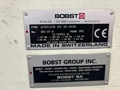2002 BOBST SPO 160 VISION Conversion Line, Platen Die Cutters | Alpine CS Machinery (4)