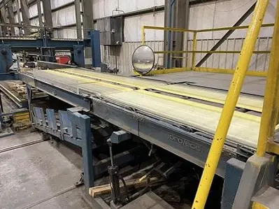 60" X 3/16" X 50,000 LBS. PRO-ECO CUT TO LENGTH LINE W/CASSETTE LEVELER (USED)