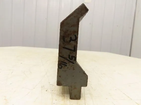Press Brake Gooseneck Punch Die 37-3/8" Long 90° V 3/8" Finger 3-3/4" H