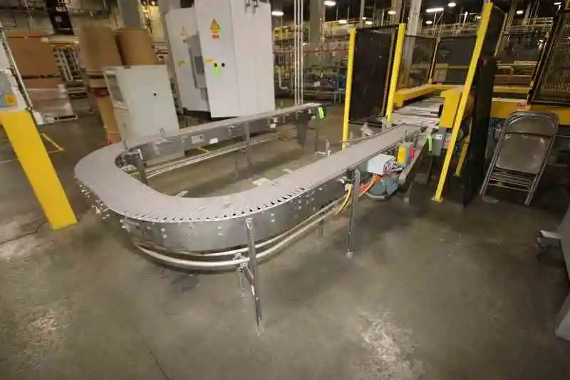 10 " wide arrowhead ss conveyor