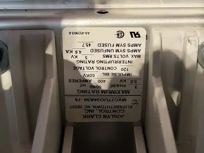 USED BENSHAW CFMVRMX18-1500-4160-1
