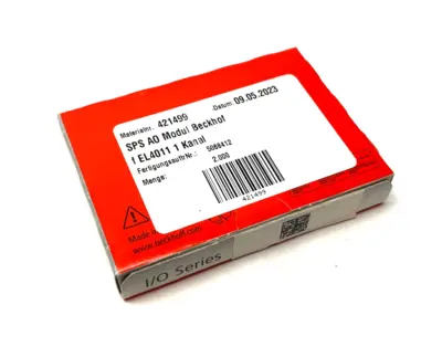 NEW BECKHOFF ETHERCAT 1-CHANNEL ANALOG OUTPUT TERMINAL 12-BIT