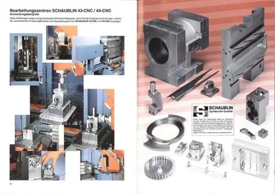 USED SCHAUBLIN 44 CNC X:520 - Y:520 - Z:420MM