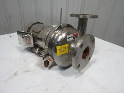 Sterling XBY154PJA 2-1/2" x 2" 1-1/2Hp 208-230/460V Sanitary Centrifugal SS Pump