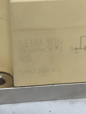 Used SEMIKRON SKKT-250/16E Miscellaneous Equipment (Electrical & Power) Ohio US | Surplus Asset Holdings #1295329