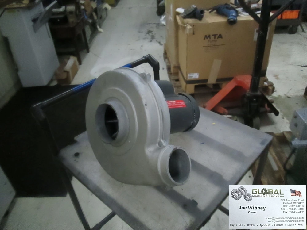 Cincinnati Fan Blower PB-9 With Baldor VL3506 3/4 HP Motor, 115/230V, 3450 RPM