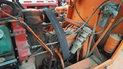 USED 2001 FRONTIER 4 AXLE CARRIER STYLE OILFIELD PUMP / KILL TRUCK