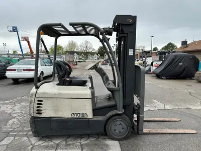 Used 2005 CROWN SC4040-35 4-Wheel Sit down Electric Counterbalance Forklifts Utah US | Global Remarketing #1286008