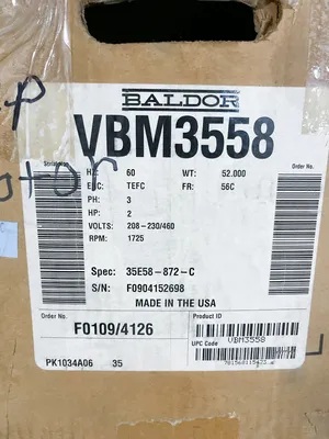 BALDOR VEM3558T A.C. Motors | Buy Per Pound (2)