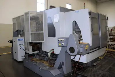 Used 2008 HYUNDAI KIA KH50G Horizontal Machining Centers Illinois US | Machinery Marketing International #779381
