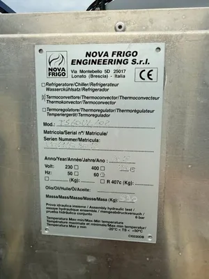 Used 2015 NOVA FRIGO ENGINEERING TS 060 UL Chillers New Jersey US | Perry Equipment #1403979