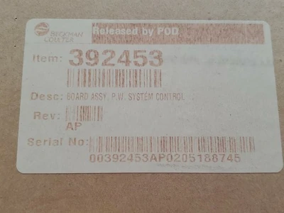 NEW Beckman Coulter 392453