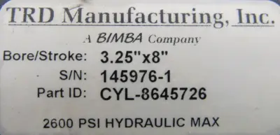 NEW TRD 8645726 CYLINDER 3.25"x8"