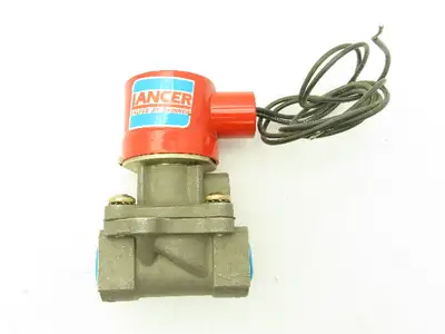 Lancer 4LB2L290CS 2-Way Skinner Solenoid Valve 3/8" NPT N.C. 0-100psi 120v SS