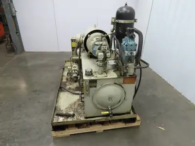 Dynex PV2024-3085 Hydraulic Power Unit 17 GPM 3000PSI 15Hp 230/460V 3Ph 50 Gal