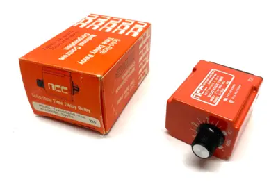USED NCC NATIONAL CONTROLS CORP SOLID-STATE TIME DELAY RELAY 6-600SEC