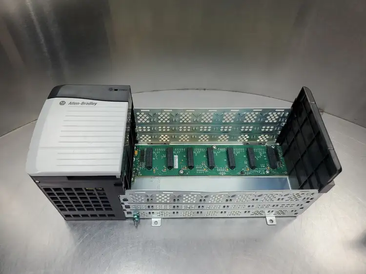 Used Allen-Bradley 1756-PB75 ControlLogix Power Supply w/1756-A7 Chassis PLC Input & Output | Palmetto Automation #1150672
