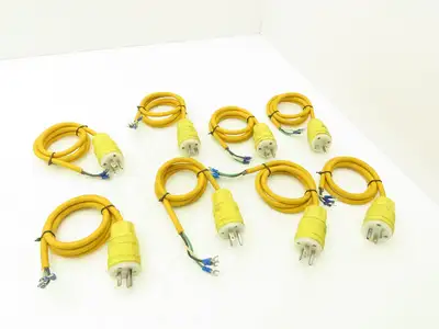 Leviton Industrial Extension Cord Plug & Terminal Connectors 16AWG Lot of 8