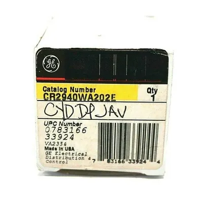 NEW GENERAL ELECTRIC CR2940WA202E PUSHBUTTON