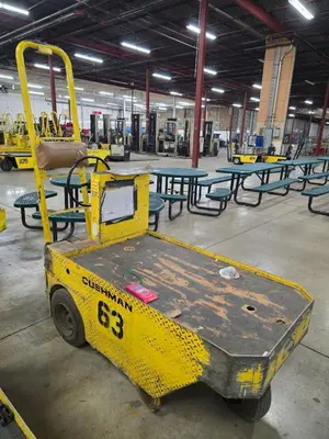 36 VOLT CUSHMAN MODEL 898361 STOCK CHASER/TUGGER CART: YOBRO #24647