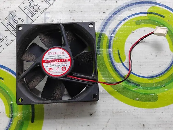 Used EVERCOOL EC8025L12B Fans | SMT Resource #488301