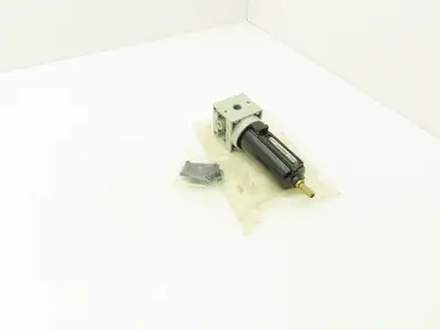 Numatics F22A-02AM Pneumatic Air Filter 40 Micron Sight Glass 200PSI Max 1/4"NPT