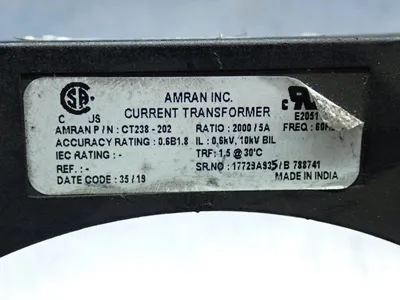 Used AMRAN INC CT238202 Transformers | HGR 24 #741143