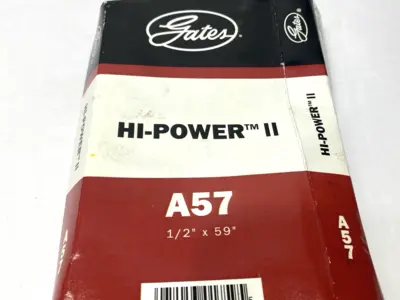 New | in-Stock Gates Hi-Power II V-Belt 1/2" Width x 59" Length Belts Michigan US | Maverick Industrial Sales #1402298