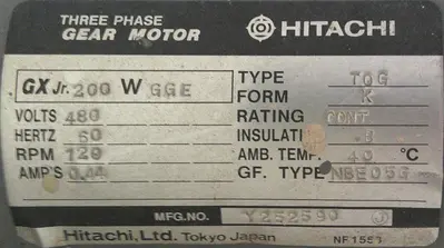USED HITACHI METALS, LTD 3050