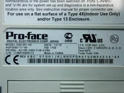 USED PROFACE AGP3560T1AF