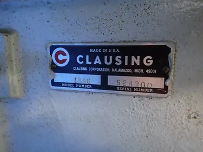 USED CLAUSING 1666