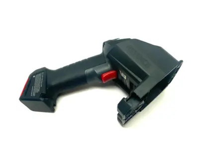 USED KEYENCE RUGGED INDUSTRIAL HANDHELD CODE READER, WIRELESS/WIRED W/ MOUNT