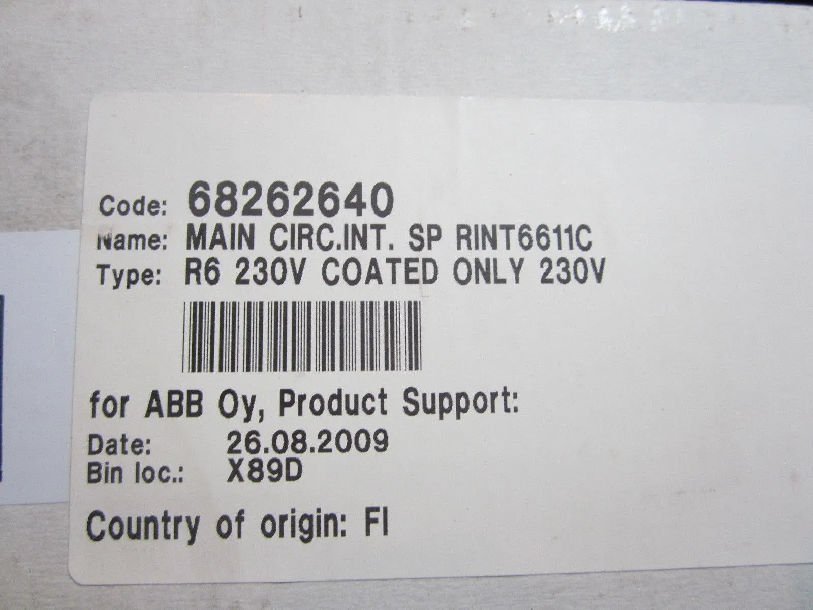 USED ABB RINT6611