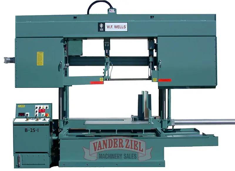 New | in-Stock W.F. WELLS B-25-1 Horizontal Band Saws Michigan US | Vander Ziel Machinery Sales #480344