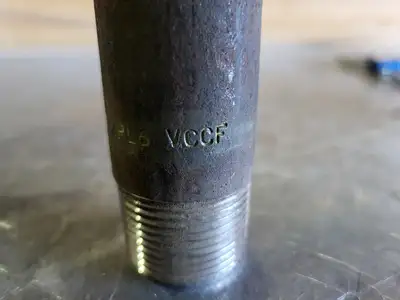 1-1/4" Threaded Round Head Plug Steel