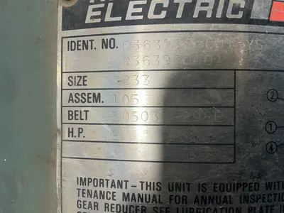 Used REEVES RR363950001YS / R363950001 Motors (misc) Ohio US | HGR 24 #1517052