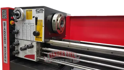New | in-Stock STANDARD MODERN 2080 Engine Lathes Michigan US | Vander Ziel Machinery Sales #480073